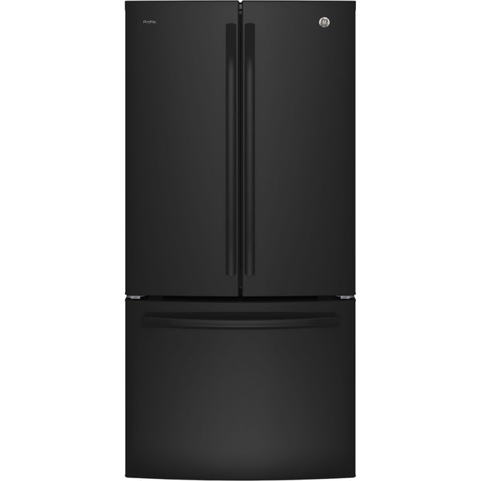 GE Profile 24.5 Cu. Ft. Energy Star French Door Refrigerator With Factory Installed Icemaker Black - PNE25NGLKBB