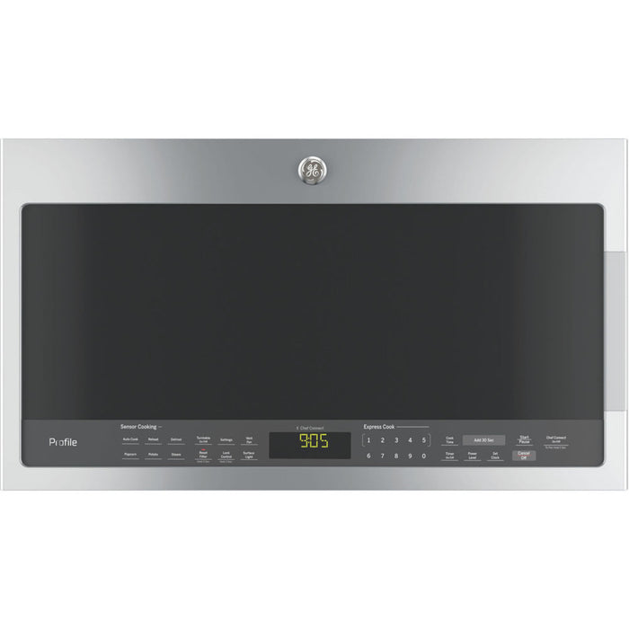 GE Profile 2.1 Cu.ft. Spacemaker Over-the-range Microwave Oven Stainless Steel PVM2188SJC