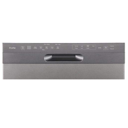 GE Profile 24 inches Built-in Front Control Dishwasher in Slate with Stainless Steel Tall Tub - PBF665SMPES.