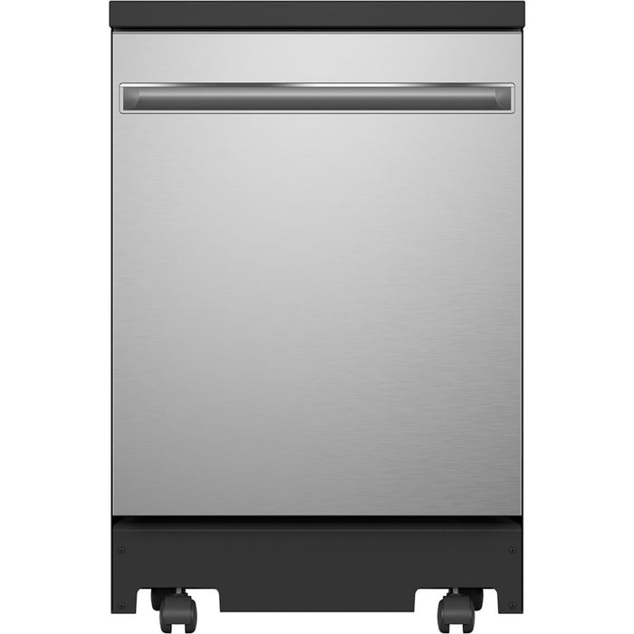 GE 24" Stainless Steel Interior Portable Dishwasher Stainless Steel - GPT225SSLSS