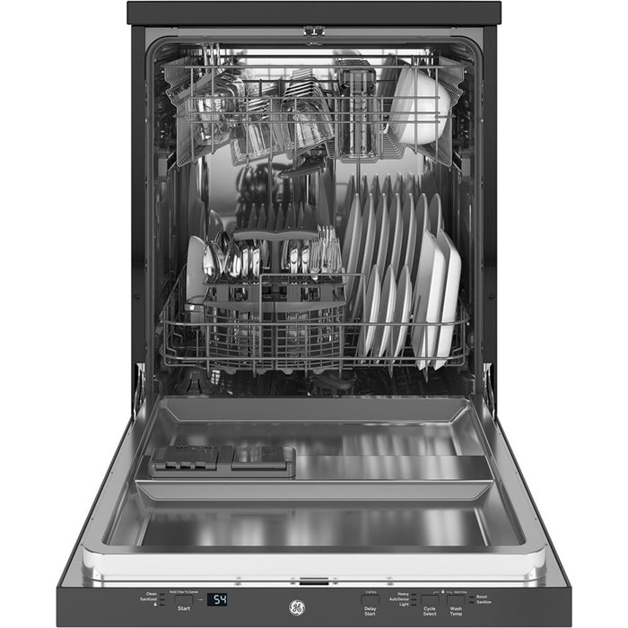 GE 24" Stainless Steel Interior Portable Dishwasher Stainless Steel - GPT225SSLSS