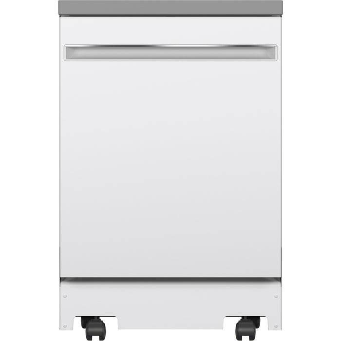 GE 24" Portable Dishwasher White - GPT225SGLWW