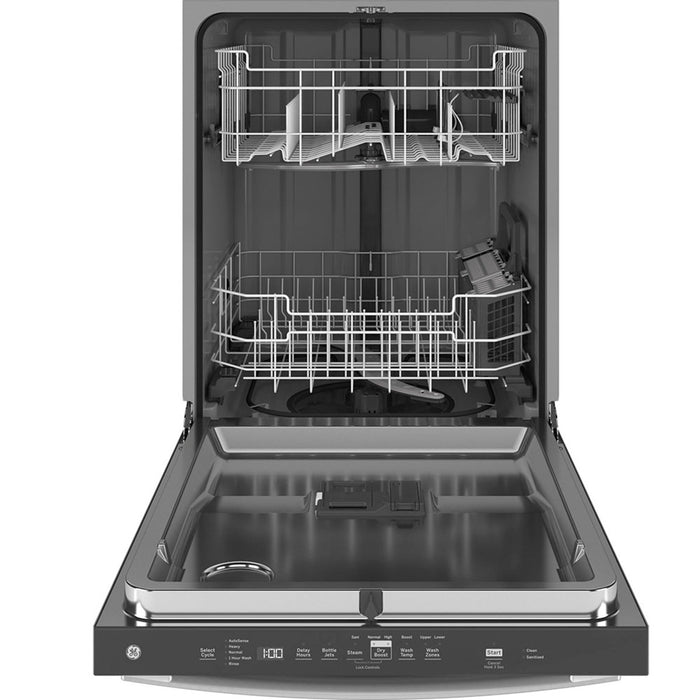 GE Top Control Stainless Steel Interior Dishwasher With Sanitize Cycle - GDT635HSRSS