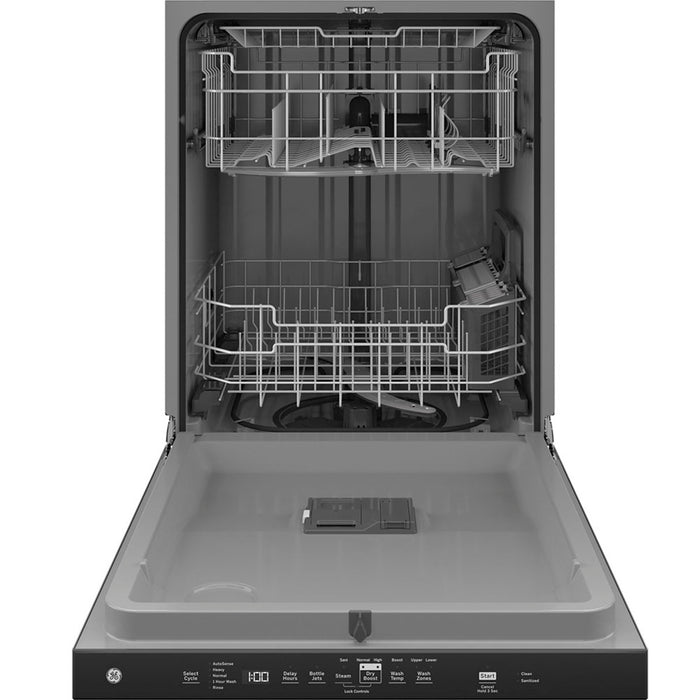 GE Top Control Plastic Interior Dishwasher With Sanitize Cycle - GDP630PYRFS