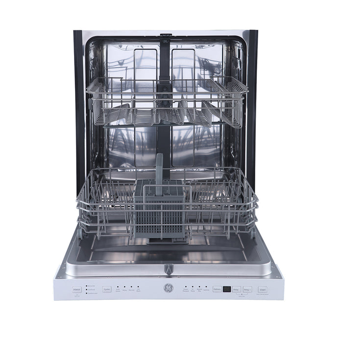 GE 24" Built-in Top Control Dishwasher With Stainless Steel Tall Tub White - GBP534SGPWW