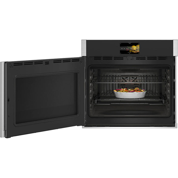 GE Profile 30" Built-in Convection Single Wall Oven With Left-hand Swing Doors - Stainless Steel PTS700LSNSS