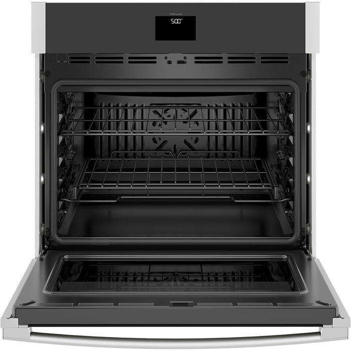 GE 30 inches Built-in Convection Single Wall Oven in Stainless Steel.