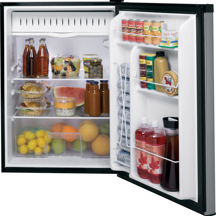 GE 5.6 Cu. Ft. Compact Refrigerator Stainless Steel GCE06GSHSB