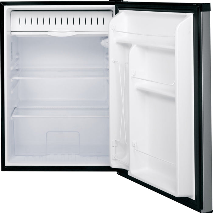 GE 5.6 Cu. Ft. Compact Refrigerator Stainless Steel GCE06GSHSB