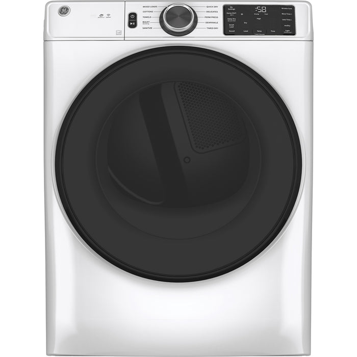 GE® 7.8 Cu. Ft. Capacity, 10.1 Kg (IEC) Gas Dryer With Built-in Wifi White - GFD55GSSNWW