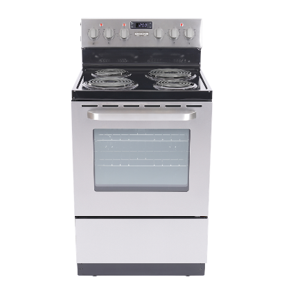 Marathon 24 inches Electric Range in stainless steel finish, model MER241SS-1.