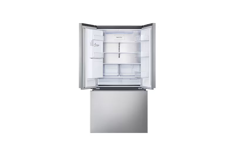 LG LF24WZP62S 36" 24 cu. ft. Zero Clearance™ Counter-Depth MAX® French 3-Door Refrigerator | Ice & Water Dispenser