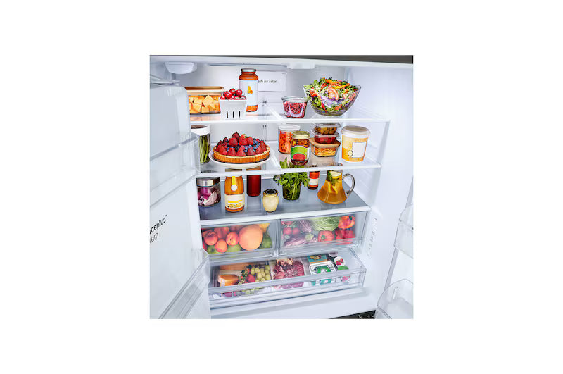 LG LF24WZP62S 36" 24 cu. ft. Zero Clearance™ Counter-Depth MAX® French 3-Door Refrigerator | Ice & Water Dispenser
