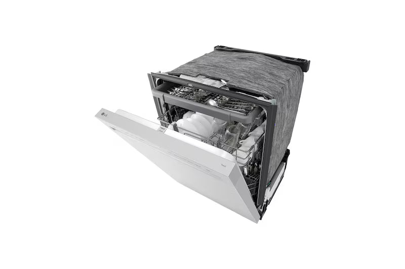 LG LDNFC33LS FlushFit™ Dishwasher | 48 dB, SteamAssist™, AutoVentDry™, 3rd Rack, Floor Status Indicator, Front Control, Stainless