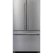 Fulgor Milano F6FBM36S2 Refrigerator - Stainless Steel French Door design.