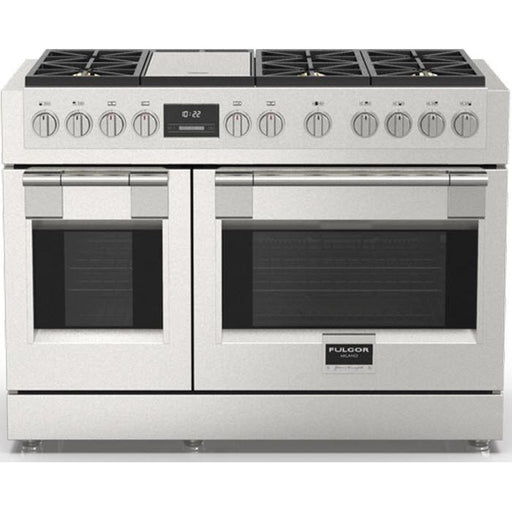 Fulgor Milano Stainless Steel Gas Range and Oven F6PGR486GS2.