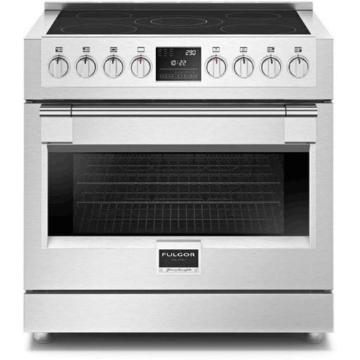 Fulgor Milano Stove/Oven F6PIR365S1 - Professional stainless steel electric range with oven.